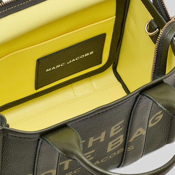 MARC JACOBS The Leather Small Tote – Forest - Picture 5 of 11